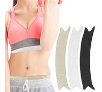 3 Pcs Soft Cotton Sweat Absorbing Pads Tummy Bra Liners, Reusable Under Breast Sweat Absorbing Pad, Washable Sweats Absorber Pads Under Belly Sweat Liner Pad for Men Women Sweats Absorption, Skin Rash