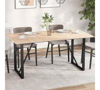 3 Pcs Solid Pine Wood Table Tops, 80x53x2.5 cm Rectangular Butcher Block for Dining, Kitchen Countertop, Desk, Bar, Untreated Rustic Design