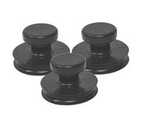 3 Pcs Sound Bowl Suction Cups Handle Rubber Lifting Aid for Singing