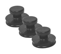 3 Pcs Sound Bowl Suction Cups Rubber Accessories for Singing Bowl