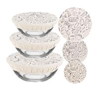 3 Pcs Sourdough Proofing Cover, Reusable Bread Proofing Cover, Oilproof, Heat Preserving Sourdough Proving Basket, Bread Making Accessories for Breads Rising, Storage, Vegetables, Meat