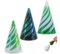 3 Pcs Spiral Cone Fidget Toy, 3d Printed Fidget Toy, Impossible Cone 3d Printed Spiral Cone, Desktop Mini Vortex Cones Sculpture