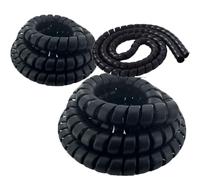 3 Pcs Spiral Wrap Cable Protector Pre-Cut Lengths - Safe Hose Protector to Avoid Wear and Extend Life for Hydraulic Pneumatic Hoses (1.25"+1.58"+2" OD x 10')
