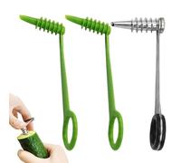 3 PCS Spiralizer for Vegetables, Vegetable Spiralizer, Spiralizer Set for Healthy Meal Preparation, Durable Kitchen Tool with Ergonomic Handles, Easy to Clean Design