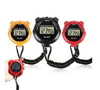 3 pcs Sports Stopwatch Timer, Multi Function Sport Digital Stop watch, Shockproof Sport Stopwatch, for Swimming Running Sports Training (Multicolored)