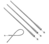 3 PCS Spring Drawstring Threader, Flexible Metal Rope Threader Clip for Hoodies, Sweatpants, Jackets & Shorts, Easy Drawstring Replacement & Puller