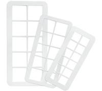 3 Pcs Square Cookie Cutter, Cake Fondant Cutter Set, Geometric Multicutter, Cake Fondant Cutter, 3 Size Square Biscuit Cutters Cake Decorating (Square)
