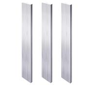 3 Pcs Square Flat Bar 250mm Long, 8mm X 20mm X 250mm Aluminum Flat Plate, 6061 Aluminum General Purpose Plate