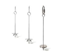 3 Pcs Stainless Steel Bird Cage Millet Holder Set, Hanging Food Skewers for Parrots, Macaws, Budgies, and Parakeets, Ideal for Fruits, Veggies, and Foraging Activities