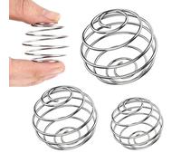 3 Pcs Stainless Steel Bottle Mixer Ball, Protein Shaker Ball, Protein Shaker Wire Whisk Milkshake Blender Balls for Blender Bottles, Bottle Shakes Formula Mixing Stirring