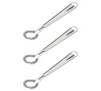 3 Pcs Stainless Steel Hand Beaters Spring Coil Wire Egg Beate Whisk Blender Handheld for Coffee Creamy Sauce Milk Mixing Kitchen Tool