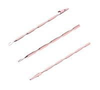 3-PCS Stainless Steel Jewelry Helper, Clasp Assistant with Comfortable Handle for Easy Management, Gold Tone Design Quick Install Fastener
