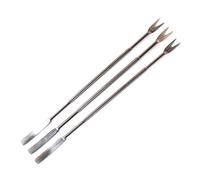 3 Pcs Stainless Steel Seafood Forks Lobster Shellfish Forks Walnut Needle