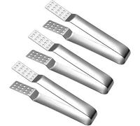 3 Pcs Stainless Steel Tea Bag Squeezer Tea Bag Tongs Tea Bag Strainer Clip for Loose Tea Loose Leaf Gripping Ice Cube, Tea Bag Sugar, Tea Strainers, Tea Filter Accessories