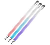 3 Pcs Stylus Pens for Touch Screens, Universal Switch Stylus with Capacitive Technology, Tablet Pen Stylus for Android and iOS Devices, Ideal for Digital Art and Note Taking
