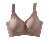 3 PCS Super Firming Bra, Women's Wire-Free Push-Up Bra, Breathable Anti-Sagging Breasts Bras, 3D Lift Design+Wide Side Wings Brown