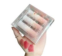 3 Pcs Sweet Liquid Lipstick Set Matte Velvet Lip Glaze Waterproof Long Lasting Non-marking Natural Tint Cosmetic Kit Velvet Gloss