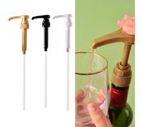 3 Pcs Syrup Pumps, Coffee Syrup Pump Dispenser, 8ml-10ml Syrup Portion Pump, Reusable Syrup Pump for Flavorings Bottles, Coffee Syrup Dispenser Pumps