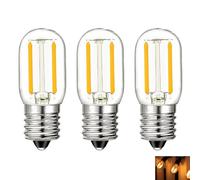 3 PCS T22 E14 LED bulb, E14 night light bulb 1W Warm White 2700K, Small Screw Tubular Night Light Bulbs, 15W Equivalent, AC 220-240V 100 Lumen, Flicker-Free for Fridge Salt Lamp Cabinet Sewing Machine