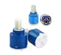 3 Pcs Tap Cartridge Cartridge Ceramic Mixer Faucet Ceramic Mix Tap Inner Cartridge Replacement for Kitchen Faucet Shower Kitchen Bathroom Sink Bidet Bathtub Mixe 25mm 35mm 40mm