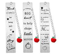 3 PCS Teacher Gifts Thank You Teacher Gifts Appreciation Gifts Bookmark Gifts Bookmark for Teacher Thank You Bookmark for Teacher Graduation Retirement Birthday Gifts