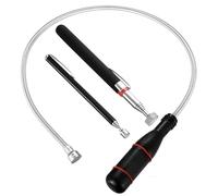 3 Pcs Telescopic Magnetic Pickup Tool, Magnetic Telescopic Pick-up Tool, Flexible Extendable Magnetic Pick Up Tools, Telescoping Sticker Retrieval Tool for Garage Mechanic Tools(1.5LB 3LB 5LB).