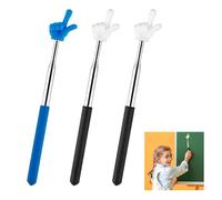 3 Pcs Telescopic Stick Extendable Pointer Stick Mini Retractable Stick for Teacher Finger Reading Telescopic Stick for Presenter Teacher Kids