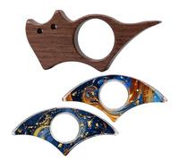 3 Pcs Thumb Book Page Holder, Reading Accessories Set for Book Lovers, One-Handed Reading Solution with Starry Sky and Cloud River Designs, Includes Medium Cat-Shaped Book Holder for Secure Page Pos
