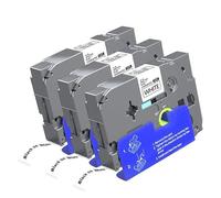 3 Pcs Tze-231 Tz Tape 12 mm Compatible with Brother Label Tape 12mm for Brother Label Printer, Replace for P-Touch 12mm 0.47 Laminated for P Touch H110 E110 H100R H108 H101C H200 1000