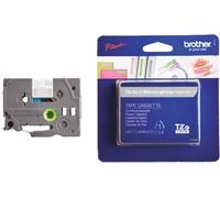 3 pcs - TZE-MQL35 Brother White on Grey Label Printer Tape, 5 m Length, 12 mm Wi