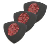 3 Pcs Ukulele Plectrums Black Leather Picks for Assorted Style | Felt Plectrums Ukulele, Ukulele Picks Thin, Ukukele Picks, Portable Paper Box Random Style