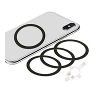 3 Pcs Universal Metal Ring Sticker, Ring Plate for Mag Safe Ring Magnet, Compatiable with Mag Safe Wireless Charger/Car Holder for Phone Cases, Metal Rings(without Magnetic)