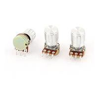 3 Pcs Variable Resistors B1K 1K Ohm 3 Terminals 13mm Single Line-ar Potentiometers Taper Potentiometer AMNzOgOdL