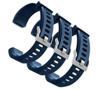 3 Pcs Watch Bands Replacement for ID115plus HR, Very Fit Pro Activity Fitness Tracker Wrist Bands Set, Multicolor Veryfitpro Smart Watch Strap Replacements (3 Blue)（Not including the main body）