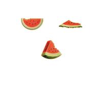 3 Pcs Watermelon Brooches Set,Red Green Summer Enamel Fruit Pin Corsage Collar Badge Watermelon Beach Accessories for Kids Girls Boys Gift Dress Hat Clothing Bags Backpack Decor