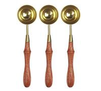 3 Pcs Waxed Seal Spoon Waxed Sealing Stamp Melting Spoon Craft Supplies For Sealing Stamp Envelope Invitations