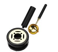 3 Pcs Waxed Stamp Seal Kits Melt Stove Pots Furnaces Tool Waxed Seal Kits Melting Spoon For Envelope