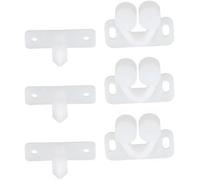 3 Pcs White Marine Boat Door Catch, White Ball Roller Latch, Spring Back Plates, Plastic Cabinet Hardware,Marine Boat Ball Catch Door Cupboard Spring Back Plates, Cabinet and Furniture Catches