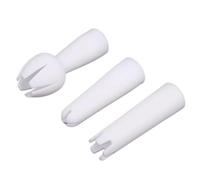 3 Pcs White Set Whip Cream Dispenser Head Whipped Nozzle Mounting Mouth Base Tips Dinning Bar Whip Cream Special Head Cream Chargers and Whippers Kitchen Utensils and Gadgets