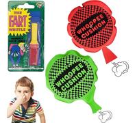 3 PCS Whoopee Cushion, Makes Fart Noise Whoopie Cushion, Giant Whoopee Cushion Prank Toys, 3-in-1 Bundle Party Bag Fillers for Kids, Ideal Joke Gift or Stocking Filler for Girls and Boys