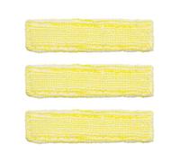 3 Pcs Window Vac Accessories,Window Vacuum Cloth Cleaner Spares Microfibre Cleaning Pads Replacement Mop Cover Cloths Set Adjustable Parts Brush Equipment Kit Compatible for Karcher WV2 WV5 WV6