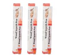 3 Pcs Wood Burning Marking Pen High Temperature Resistant Wood Burn Marker Pen for Wooden Coaster Art Design Craft