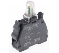 3 pcs - ZBVBG1 Schneider Electric Harmony XB Series Light Block, 24 - 120V, Whit