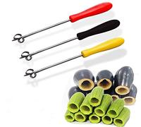 3 Pcs Zucchini Squash Corer Cucumber Eggplant Potato Apple Stuffed Vegetable Stainless Steel with Plastic 10" Handle حفارة كوسا