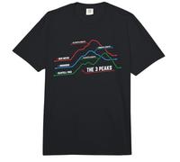 3 Peaks Challenge The Mountain Elevation Three Peaks Comfort Colors Adult Heavyweight T-Shirt