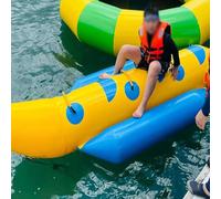 3 people,Inflatable Water Banana Boat, Towed PVC Floating Inflatable Banana Boat, Motorboat Surfing Facilities, Water Toys