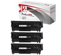 3 PerfcetPrint Compatible Toner Cartridge Replace Q2612A For HP 1010 1012 1015 1018 1020 1022 1022n 1022nw 3015 3020 3030 3050 3052 3055 M1005 MFP 12A 1010 1012 1015 1018 1020 1022 1022n 1022nw 3015 3020 12A 3030 3050 3052 3055 M1005 MFP