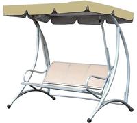 3-Person Patio Swing Cover - Waterproof Canopy for Outdoor Hammock Swinging Chair Bench - Ideal for Garden Poolside Balcony Use & UV-Resistant