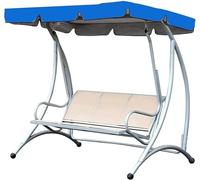 3-Person Patio Swing Seat Cover - Canopy Protection for Outdoor Hammock Swinging Chair Bench - Ideal for Garden Poolside Balcony Use