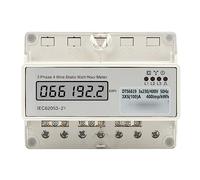 3 Phase 4 Wire Energy Meter Rail Lcd Display Electricity Meter 7P Ac230V 400V Interference High For Home Commercial Power Monitoring